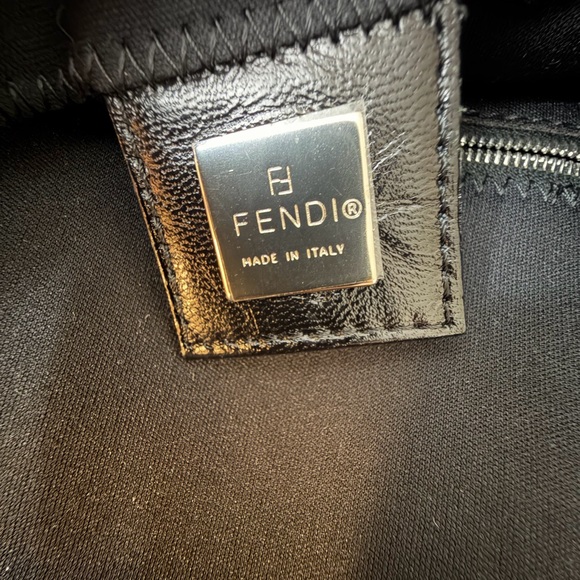 Vintage 00's Fendi Black Neoprene Baguette
Bag with Silver Accent. - Picture 16 of 16